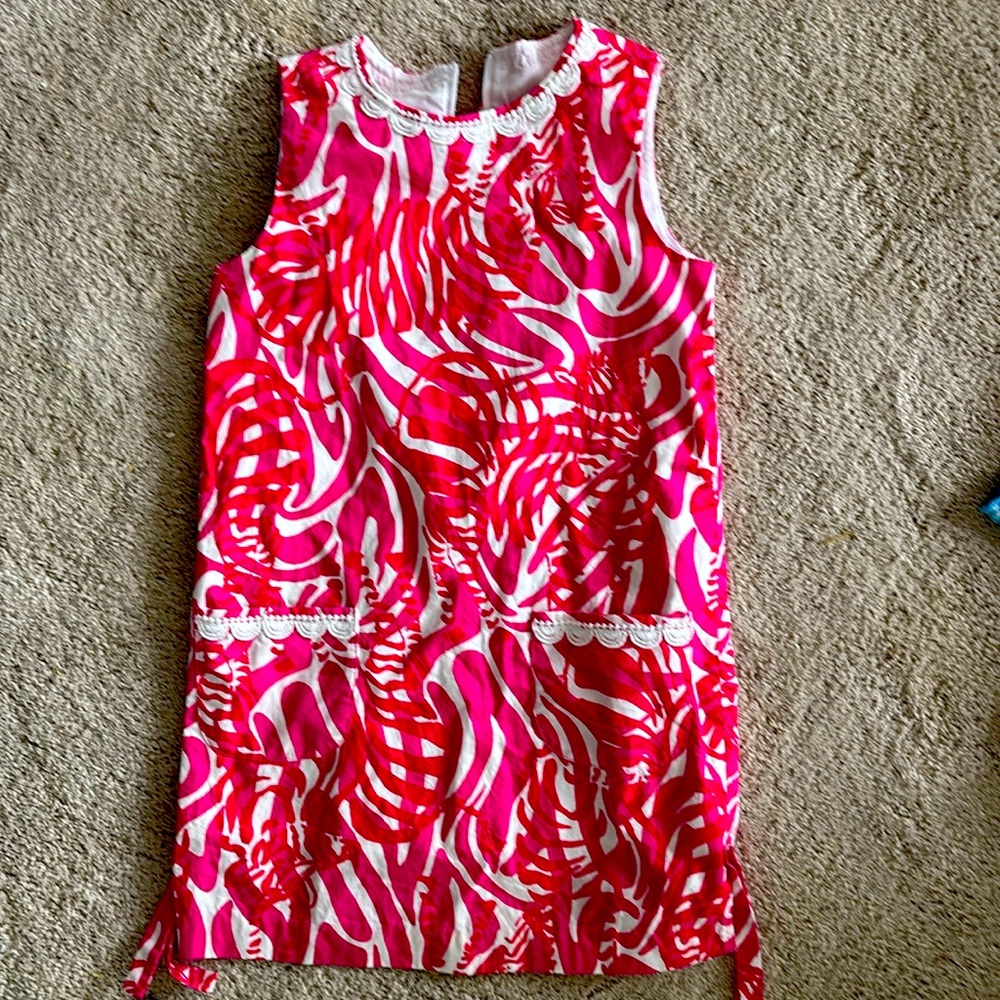 Lilly Pulitzer 10 Mini Mila Shift Dress Giraffe
